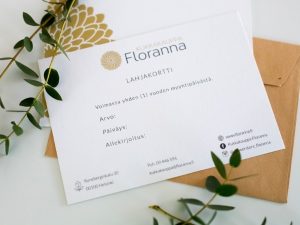 Florannan lahjakortti